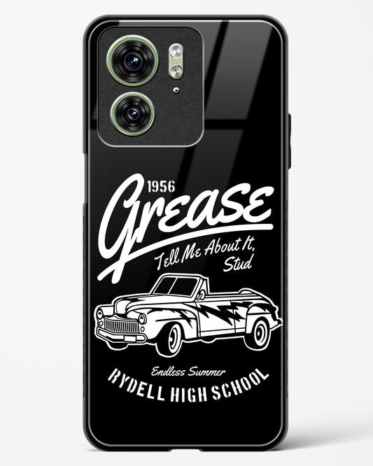 Retro Rydell High Grease Glass Phone Case-Motorola Edge 40