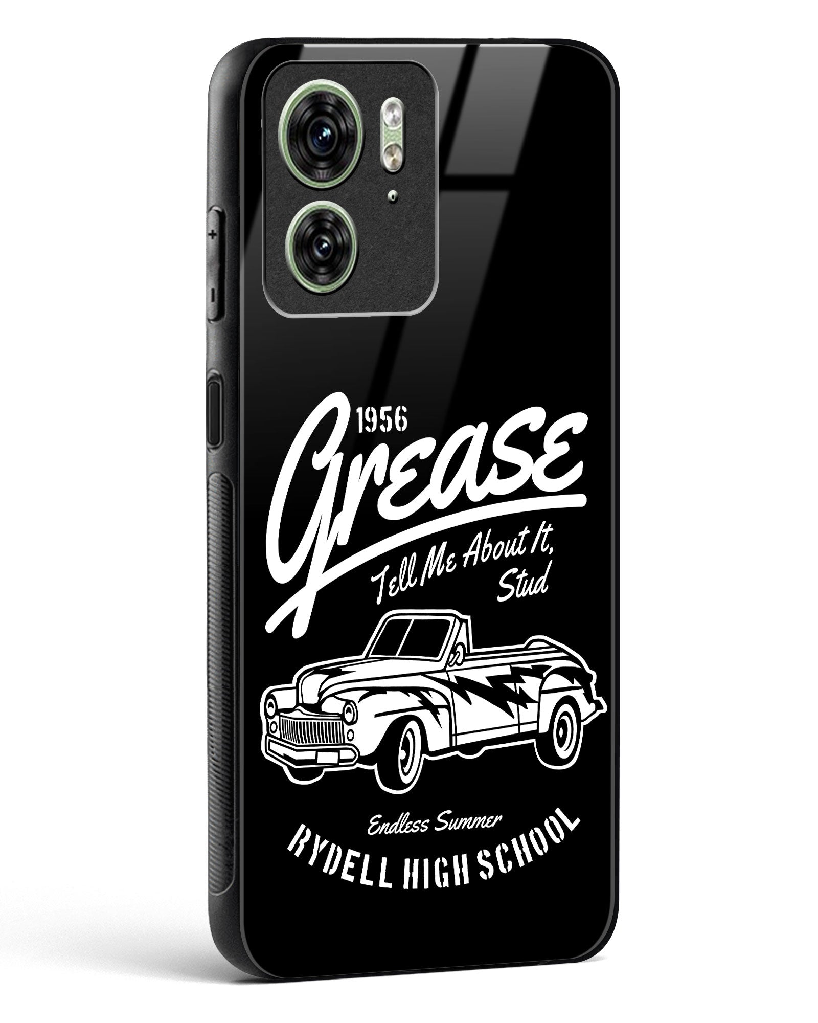 Retro Rydell High Grease Glass Phone Case-Motorola Edge 40