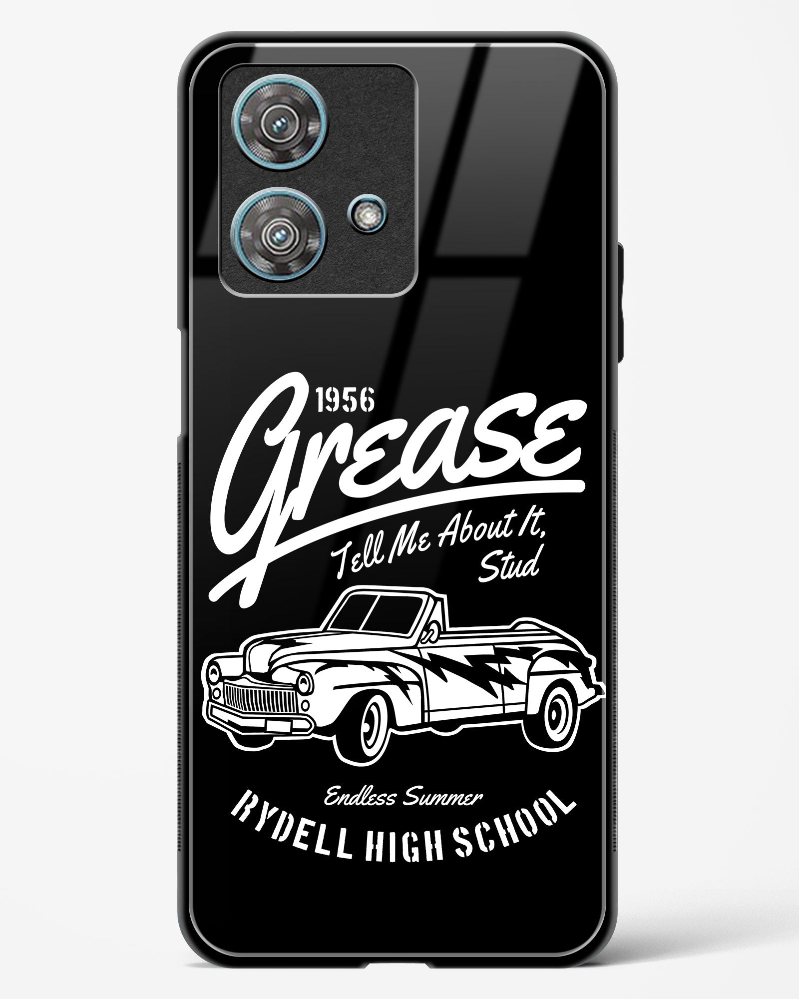 Retro Rydell High Grease Glass Phone Case-Motorola Edge 40 Neo
