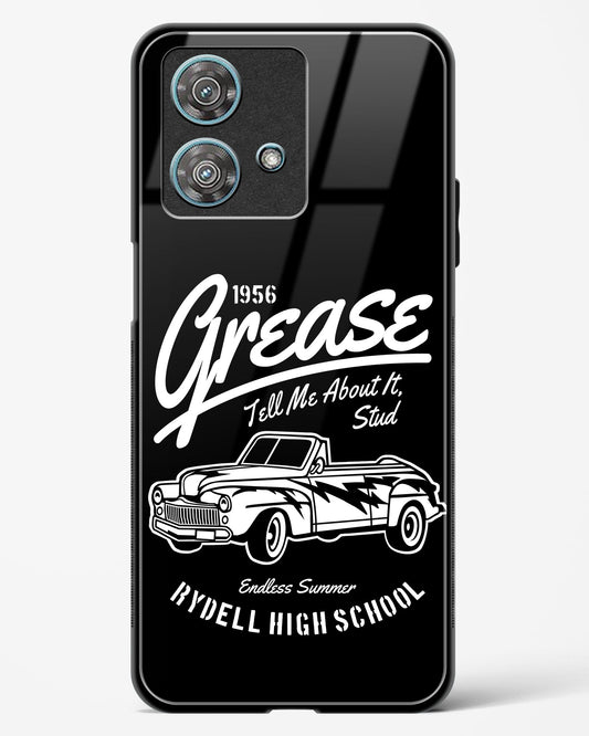 Retro Rydell High Grease Glass Phone Case-Motorola Edge 40 Neo