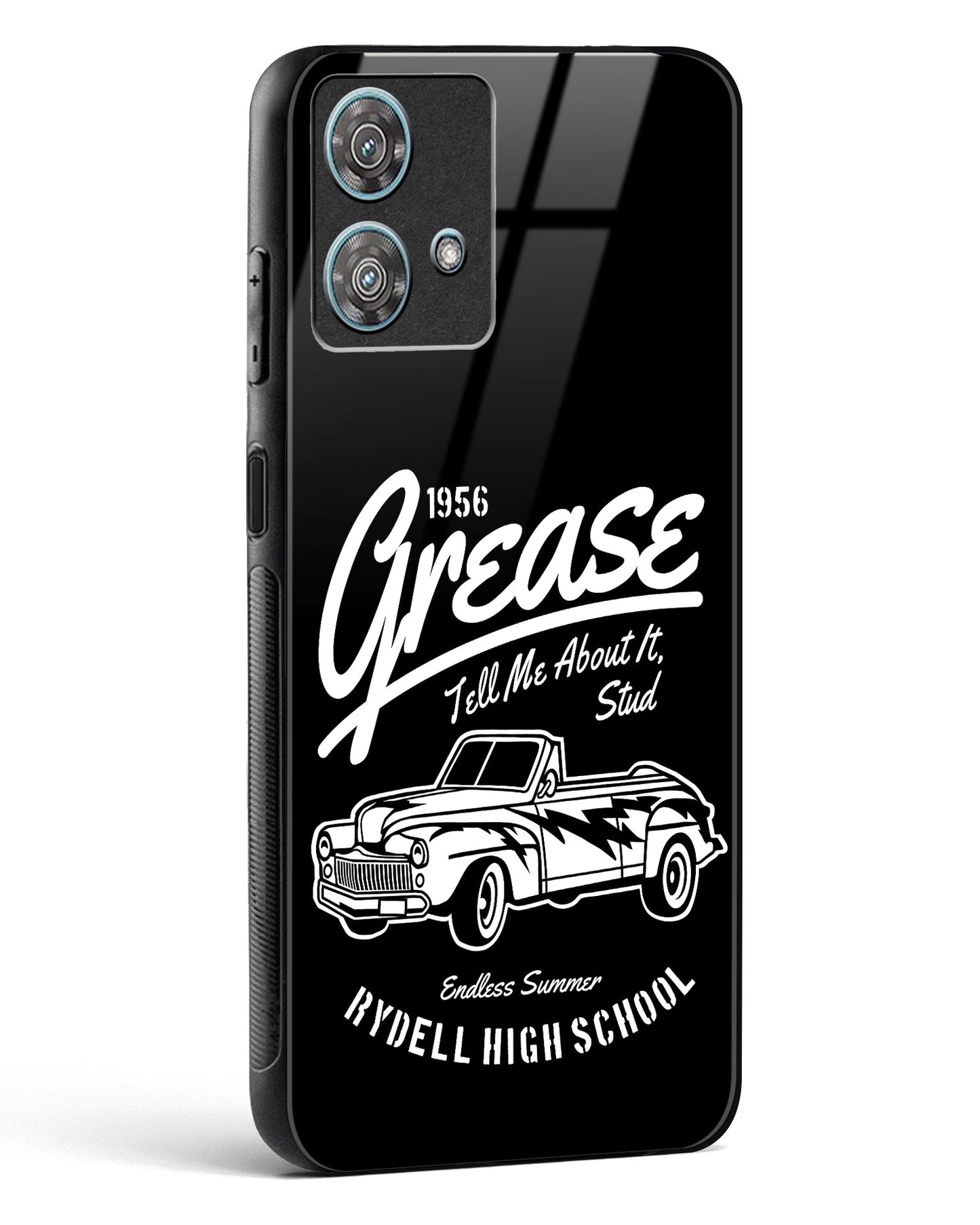 Retro Rydell High Grease Glass Phone Case-Motorola Edge 40 Neo
