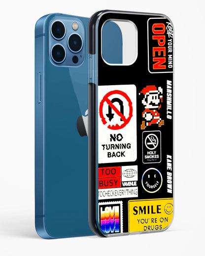 Retro inspired Labels Impact Drop Protection Case