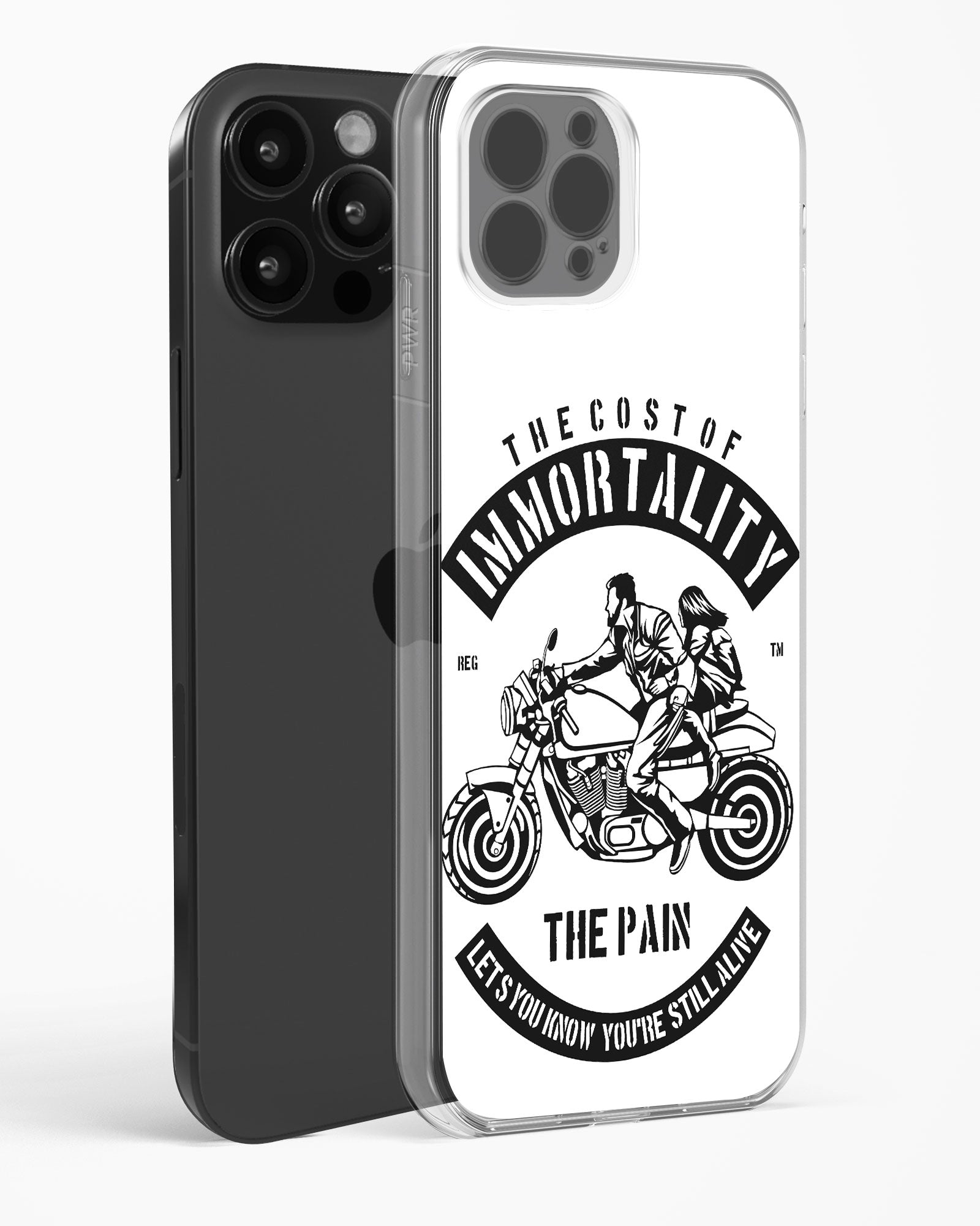 Ride Eternal Motorcycle Clear Silicone Case