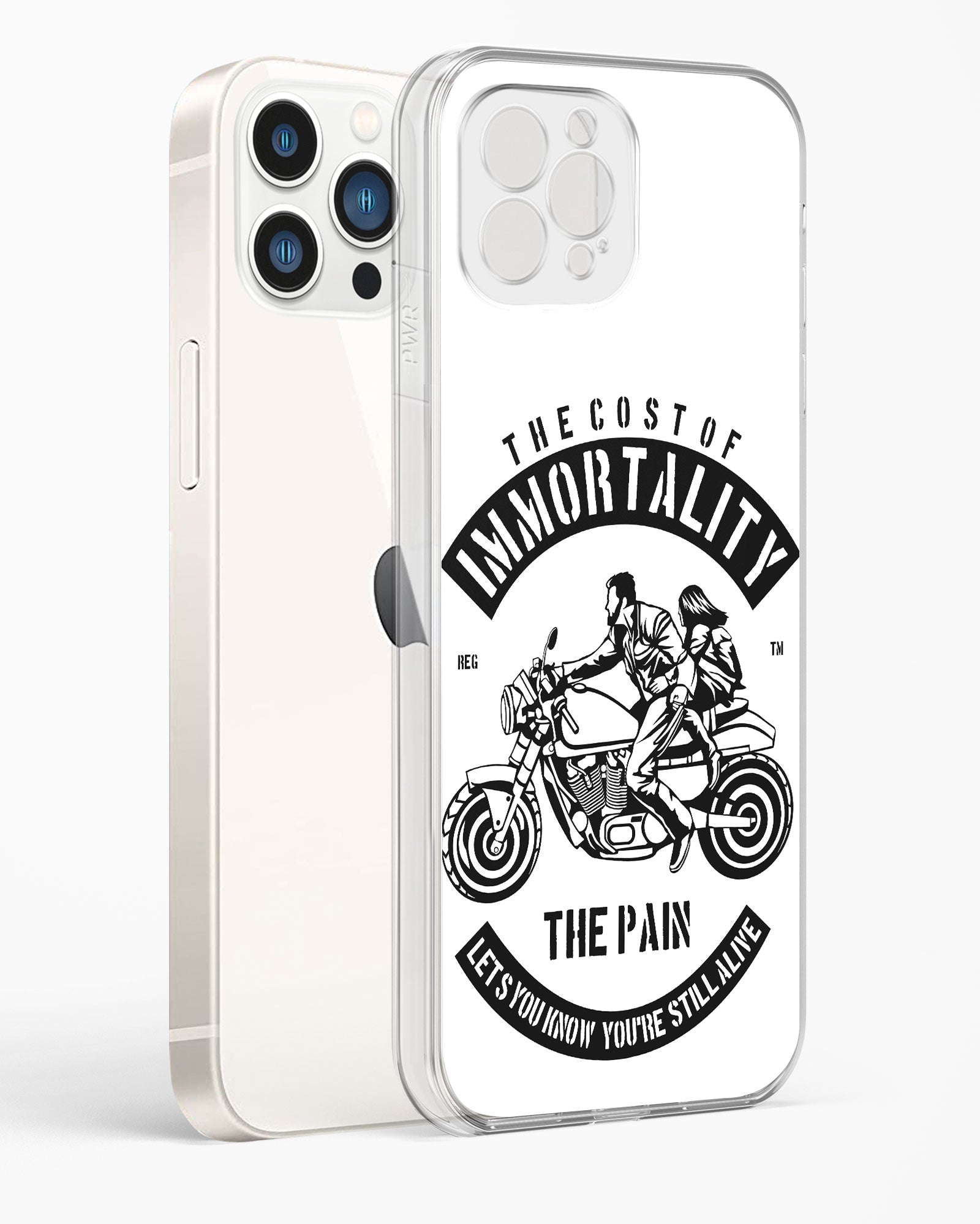 Ride Eternal Motorcycle Clear Silicone Case