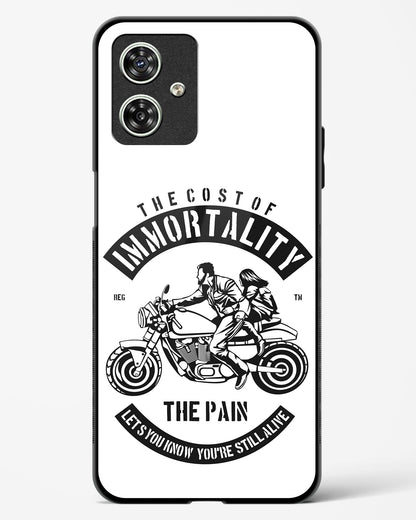 Ride Eternal Motorcycle Glass Phone Case-Moto G54 5G