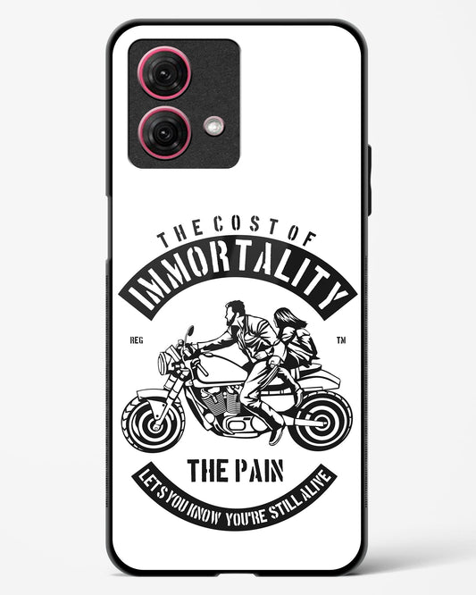 Ride Eternal Motorcycle Glass Phone Case-Moto G84 5G