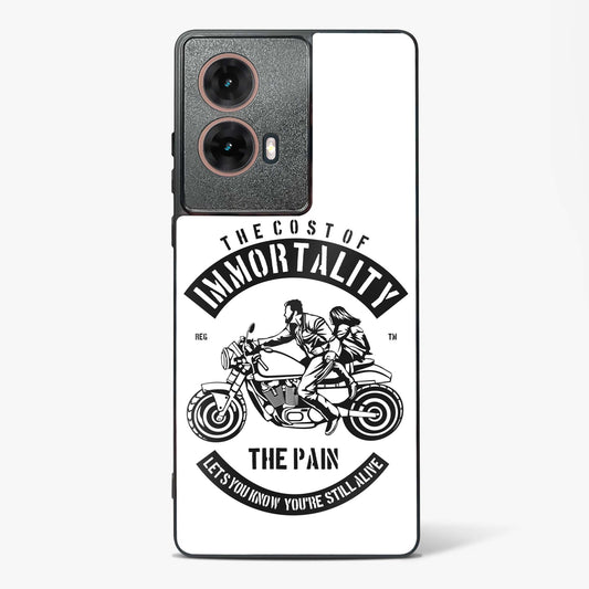Ride Eternal Motorcycle Glass Phone Case-Moto G85 5G