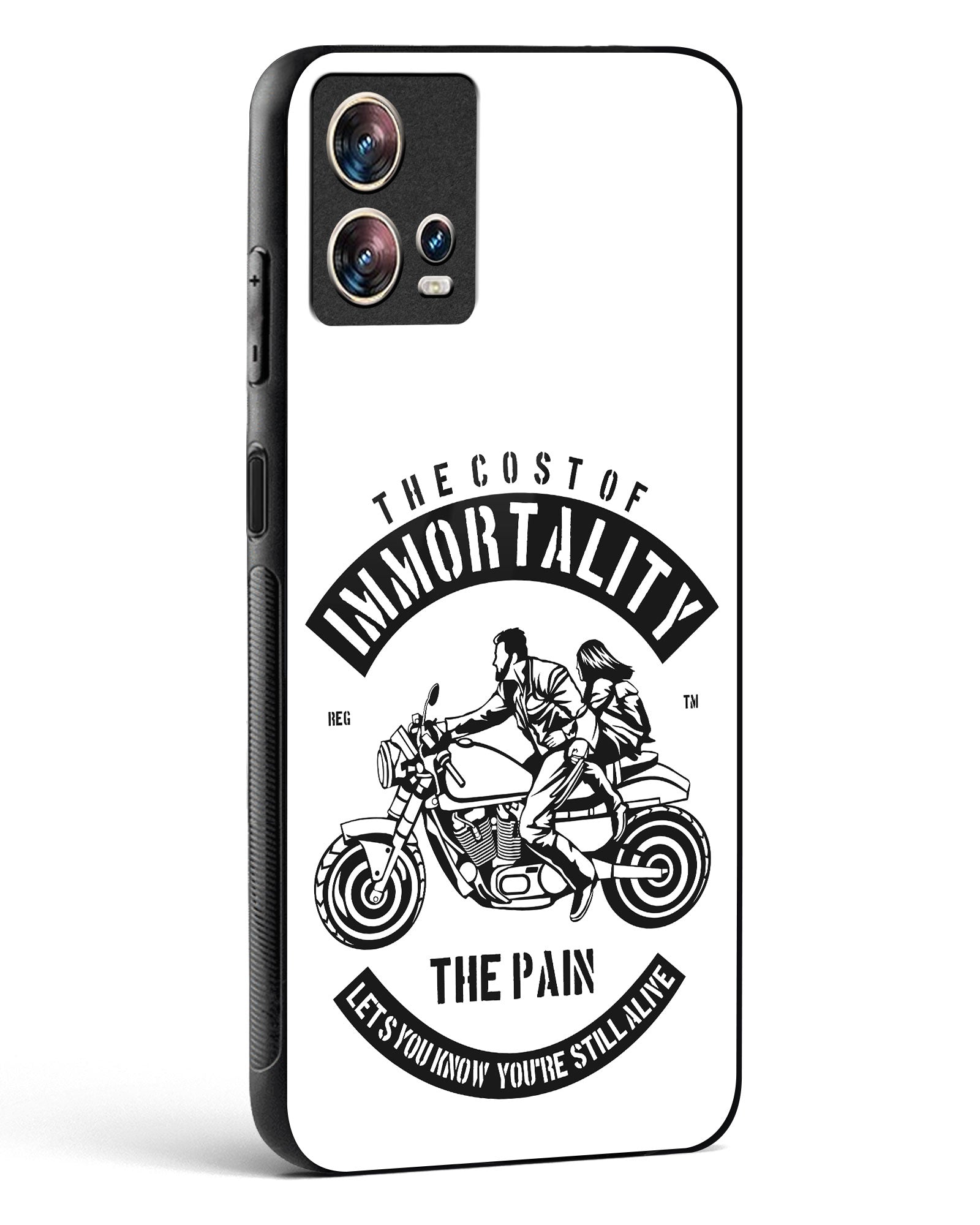 Ride Eternal Motorcycle Glass Phone Case-Motorola Edge 30 Fusion