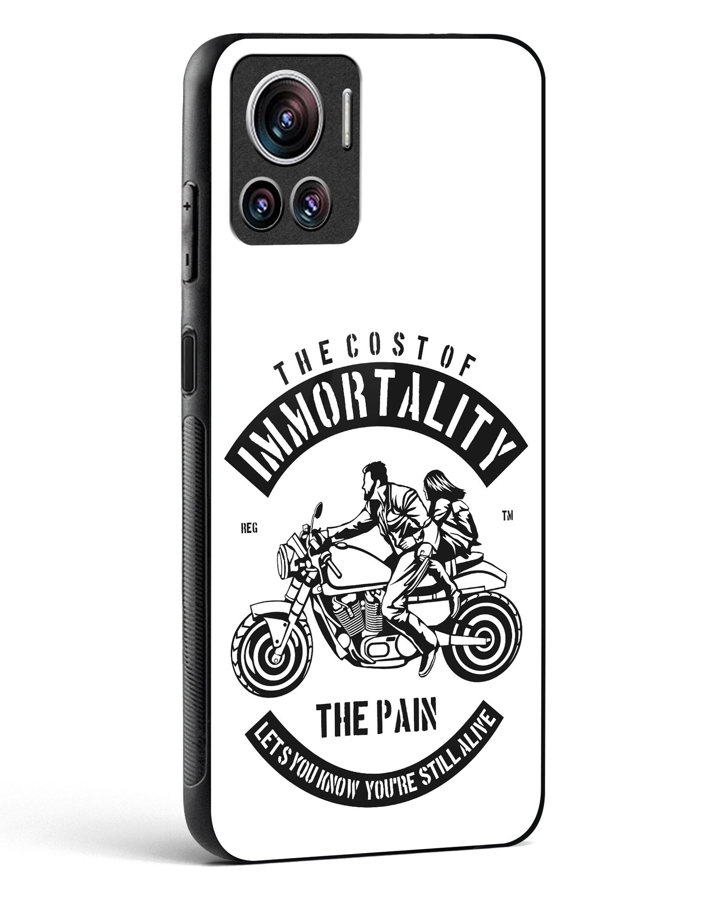 Ride Eternal Motorcycle Glass Phone Case-Motorola Edge 30 Ultra