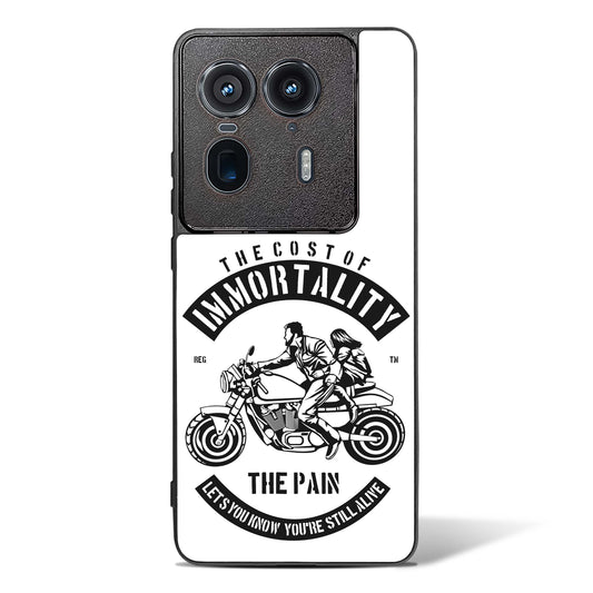 Ride Eternal Motorcycle Glass Phone CaseMotorola Edge 50