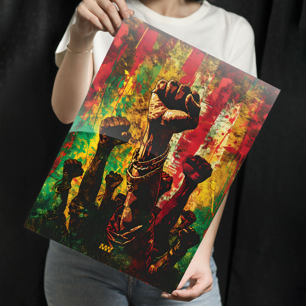 Rise & Resist Metal-Poster