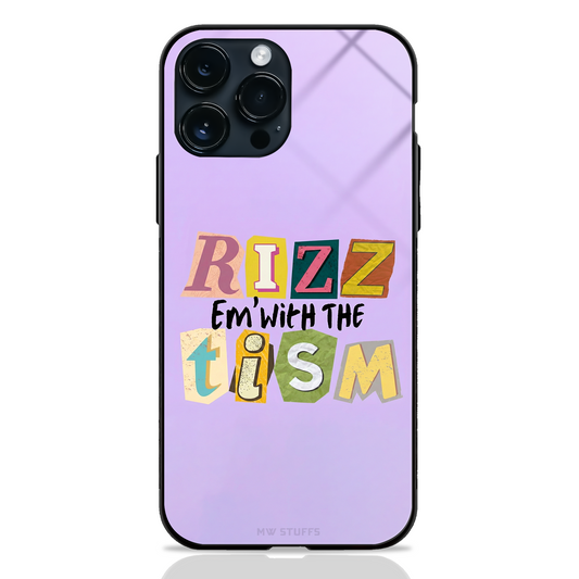 Rizz 'n' Tism Glass Case