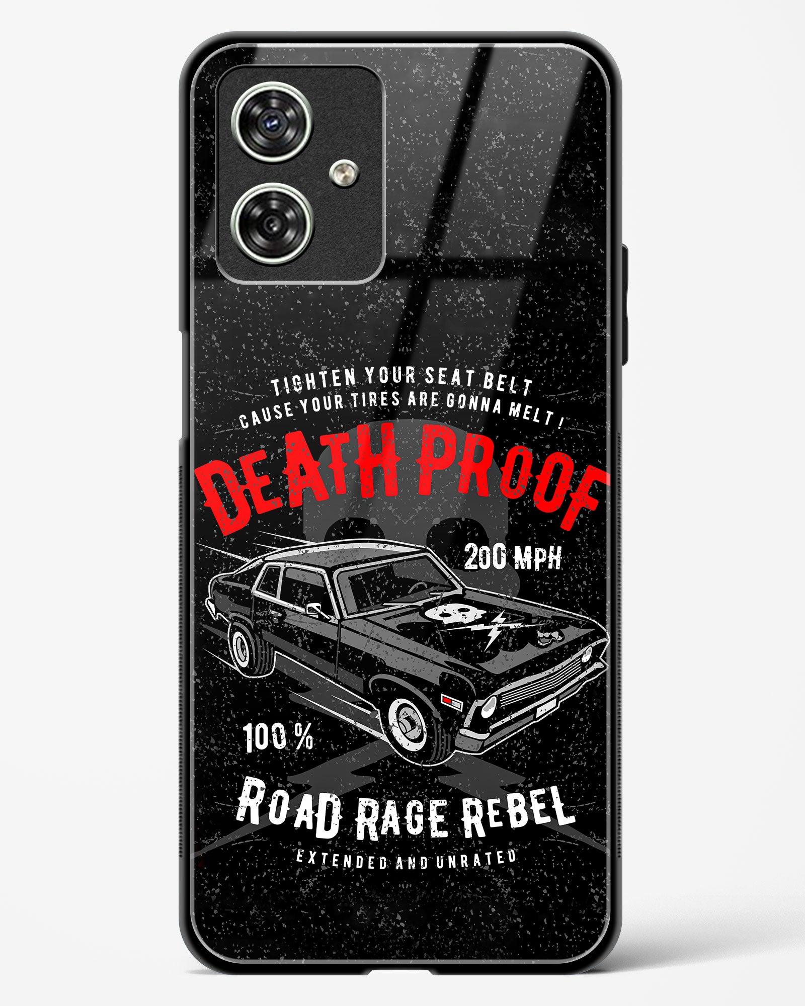Road Rage Rebel Glass Phone Case-Moto G64 5G