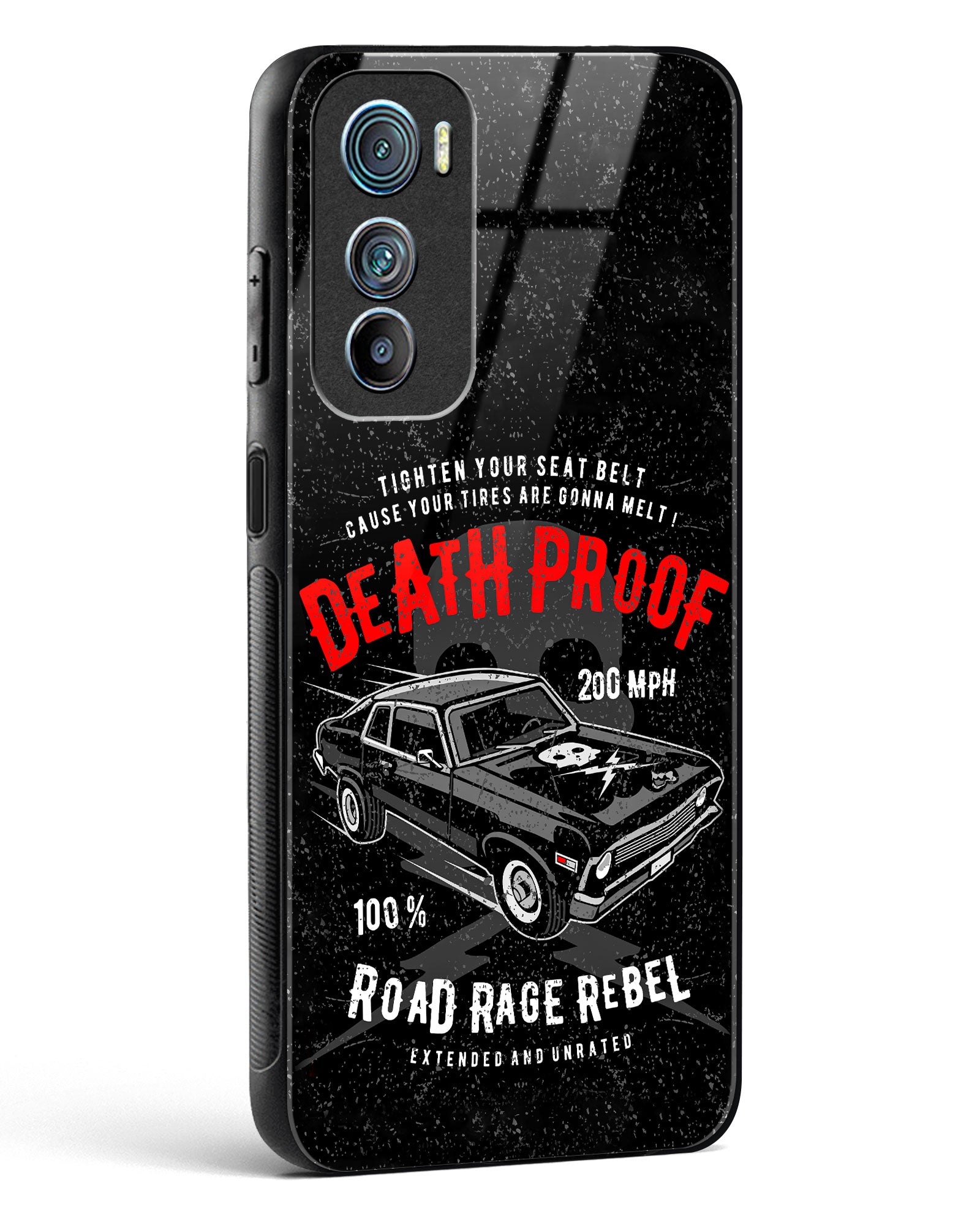 Road Rage Rebel Glass Phone Case-Motorola Edge 30