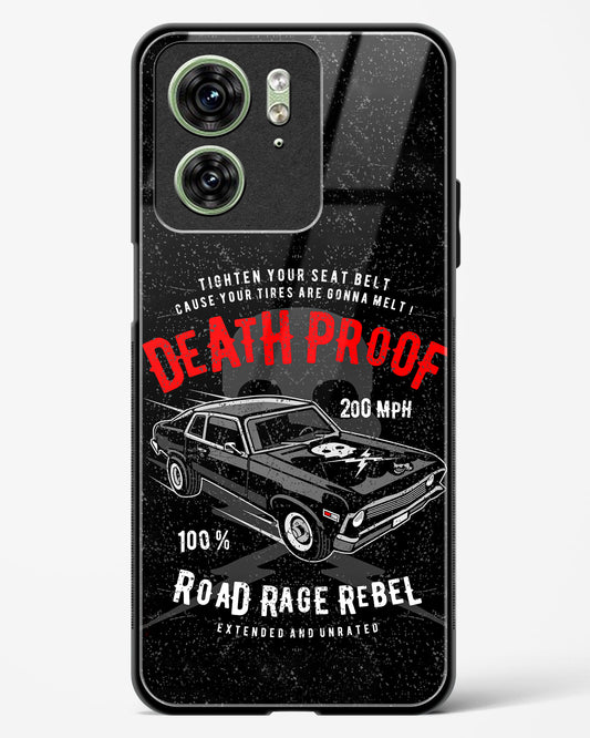 Road Rage Rebel Glass Phone Case-Motorola Edge 40
