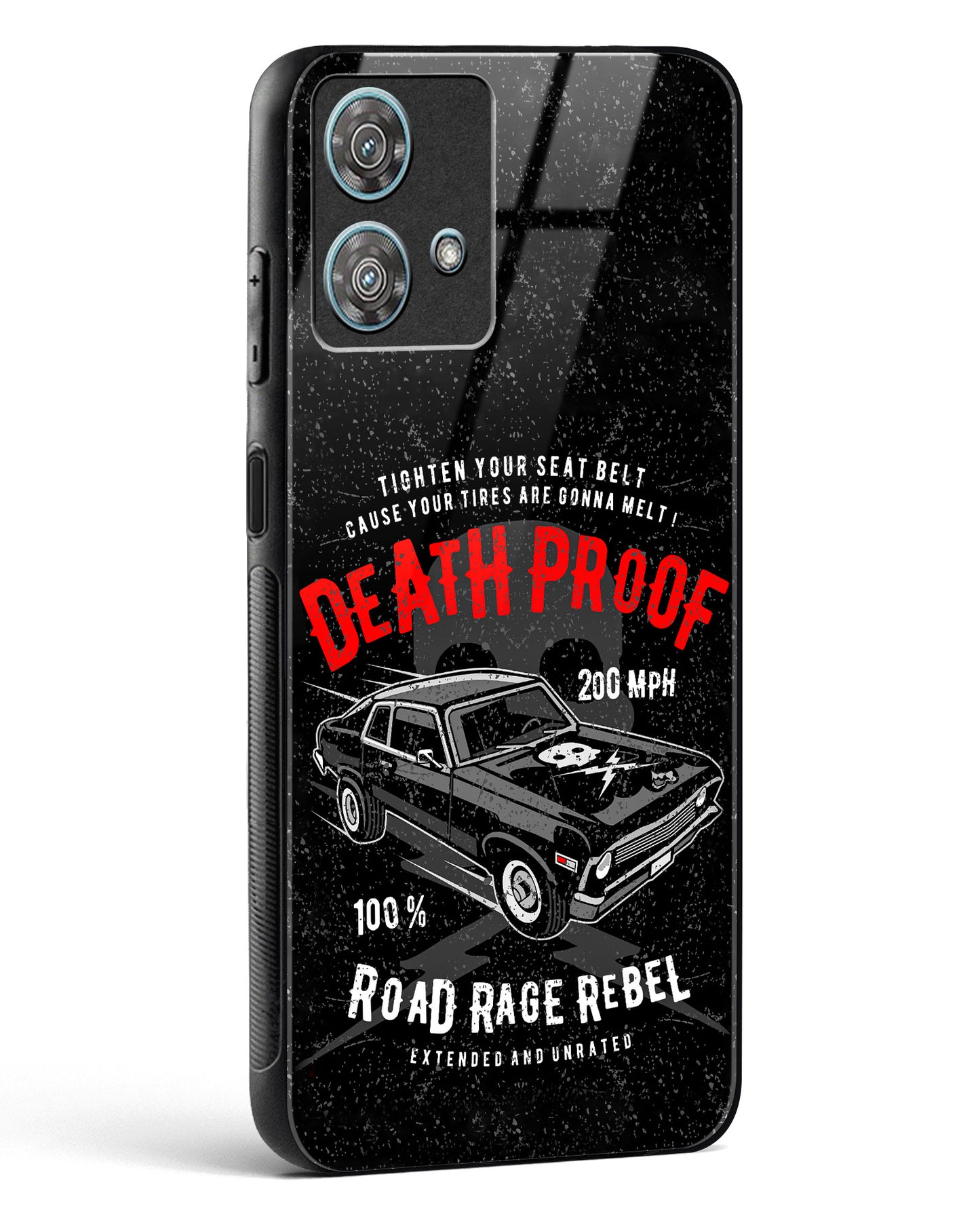 Road Rage Rebel Glass Phone Case-Motorola Edge 40 Neo