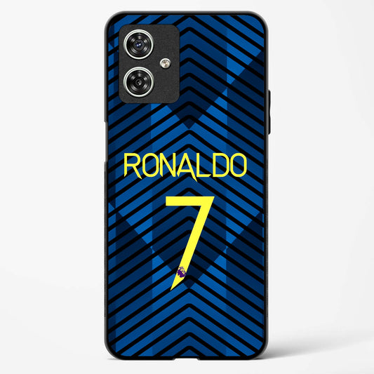 Ronaldo Jersey No.7 Glass Phone Case-Moto G54 5G