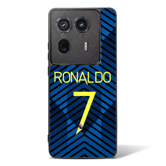 Ronaldo Jersey No.7 Glass Phone Case-Motorola Edge 50 Ultra