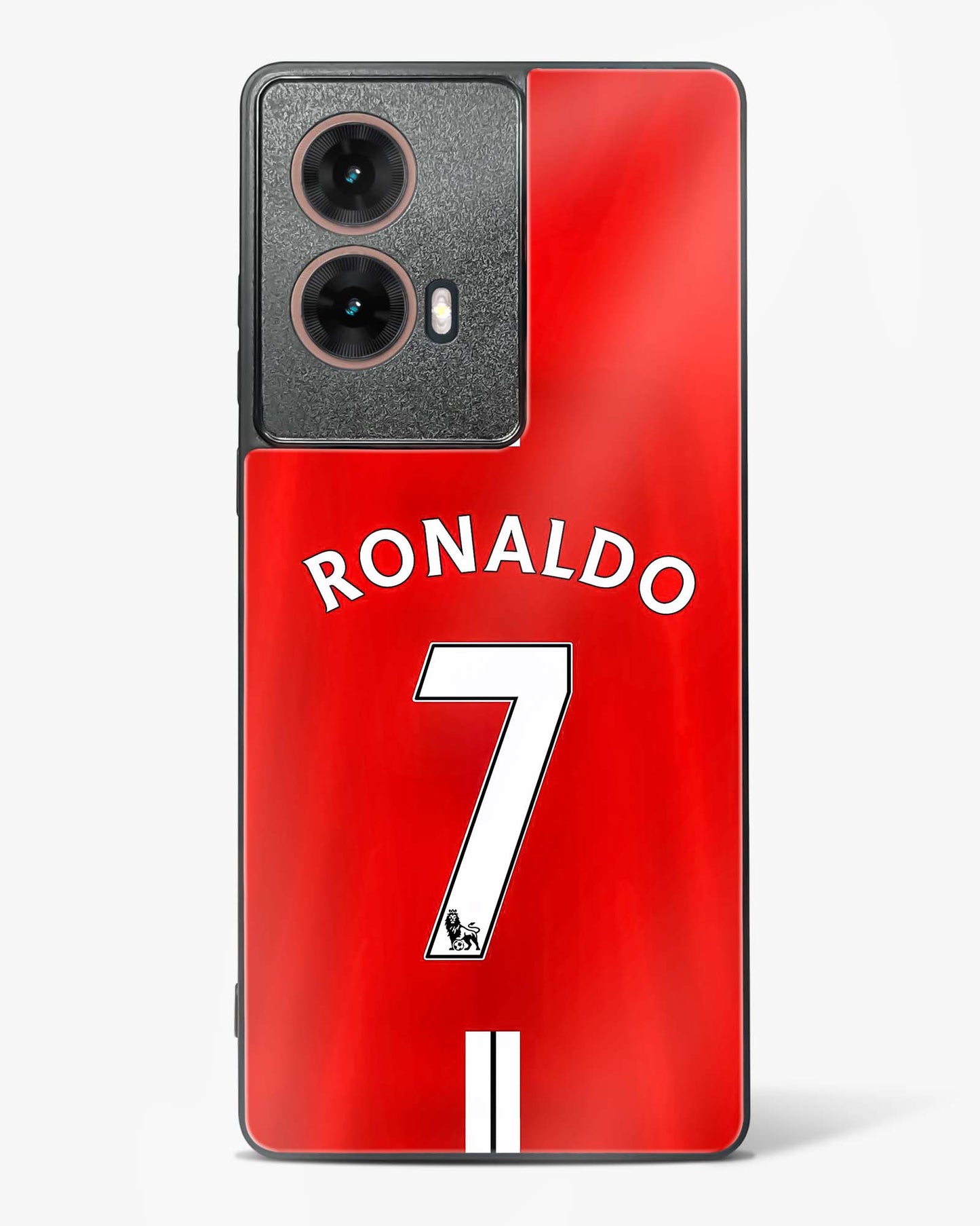 Ronaldo Red Jersey No 7 Glass Phone Case-Moto G85 5G
