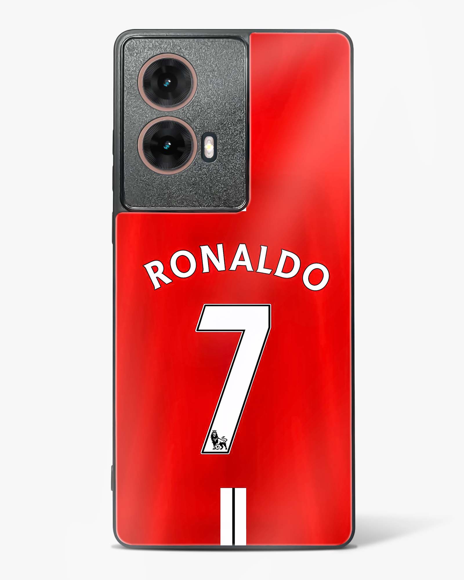 Ronaldo Red Jersey No 7 Glass Phone Case-Moto G85 5G