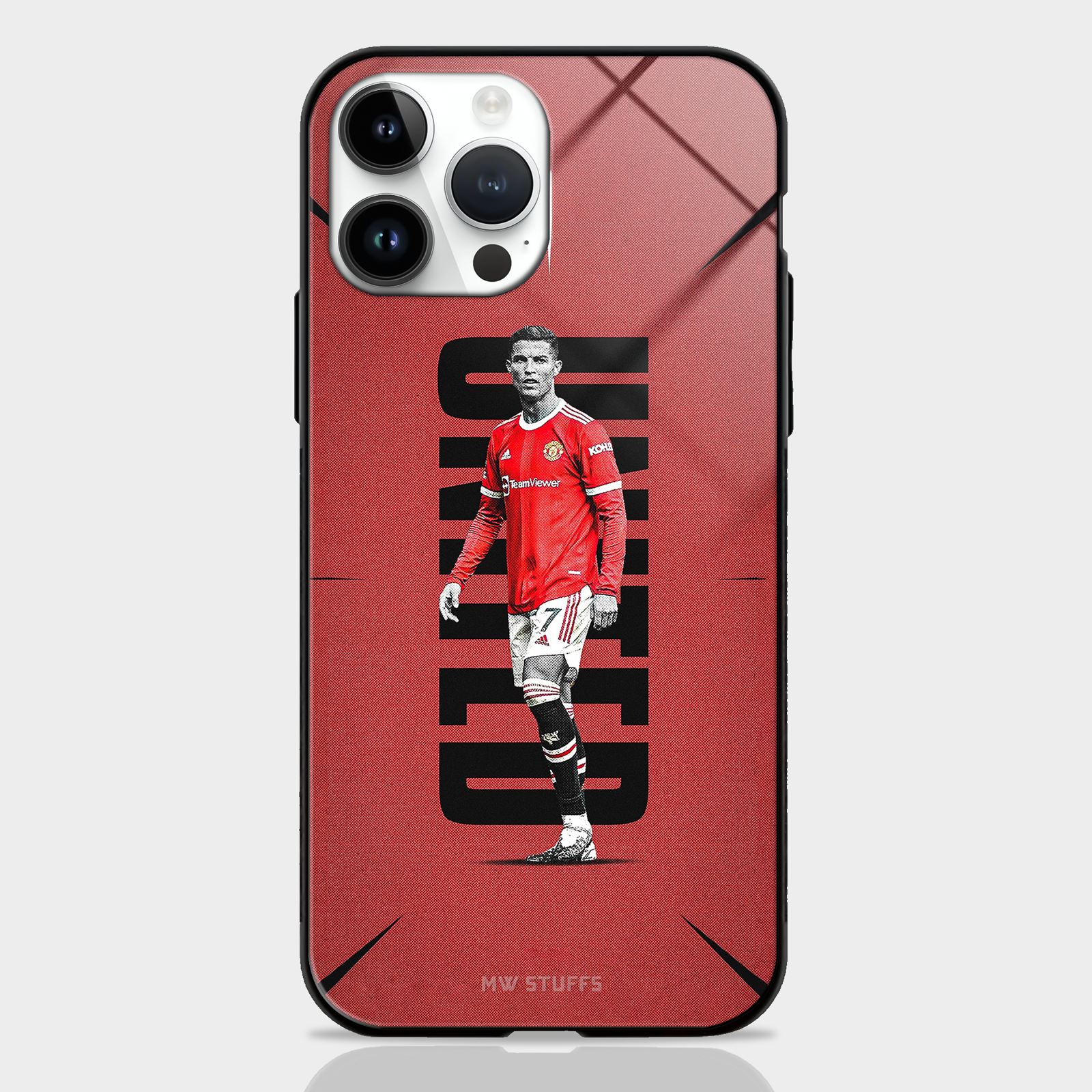 Ronaldo United Club Glass Case -  - MW Stuffs - 