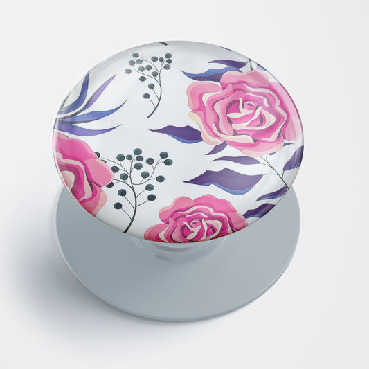 Rosey Rose Floral Gloss Pop Holder