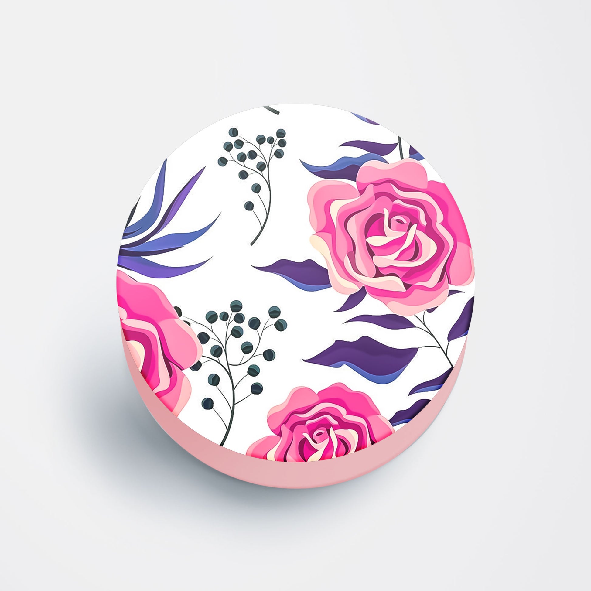 Rosie Rose Flat Pop Holder