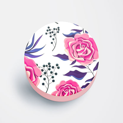 Rosie Rose Flat Pop Holder
