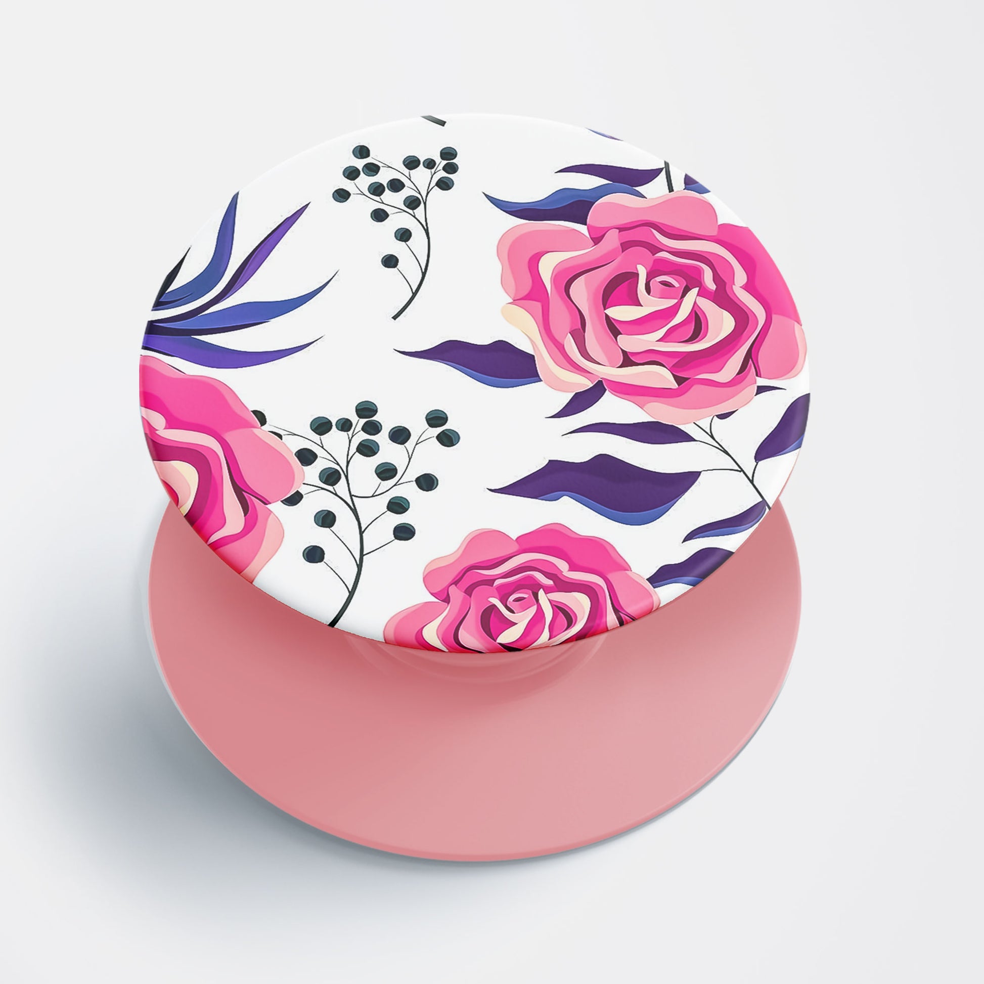 Rosie Rose Flat Pop Holder