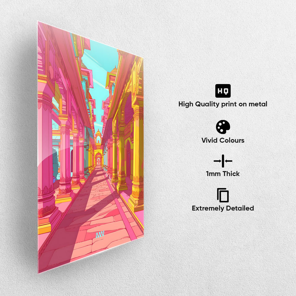 Royal Archway View Metal-Poster