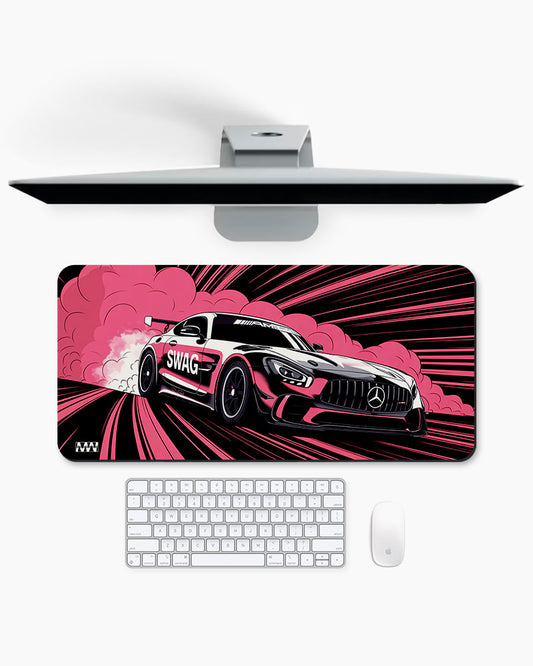 SWAG Racer Mercedes at Maximum Velocity Deskmat