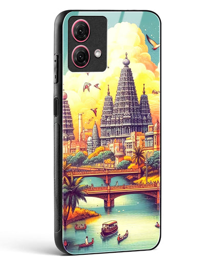 Sacred Sunset Voyage Glass Phone Case-Moto G84 5G