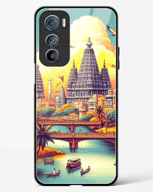 Sacred Sunset Voyage Glass Phone Case-Motorola Edge 30