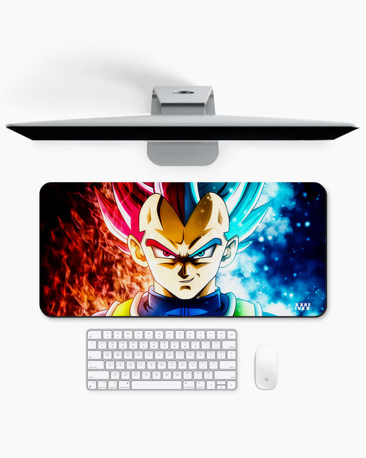 Saiyan Duality Inferno & Frost Desk Mat