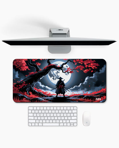 Samurai Moonlight Desk Mat
