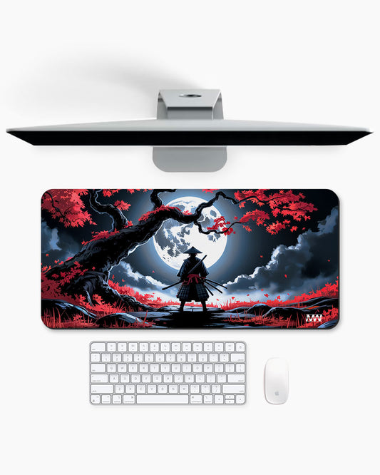 Samurai Moonlight Desk Mat