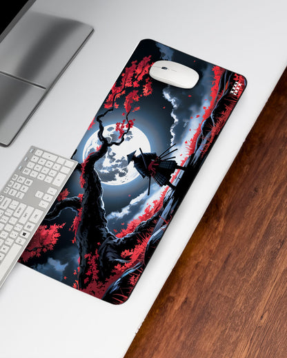 Samurai Moonlight Desk Mat