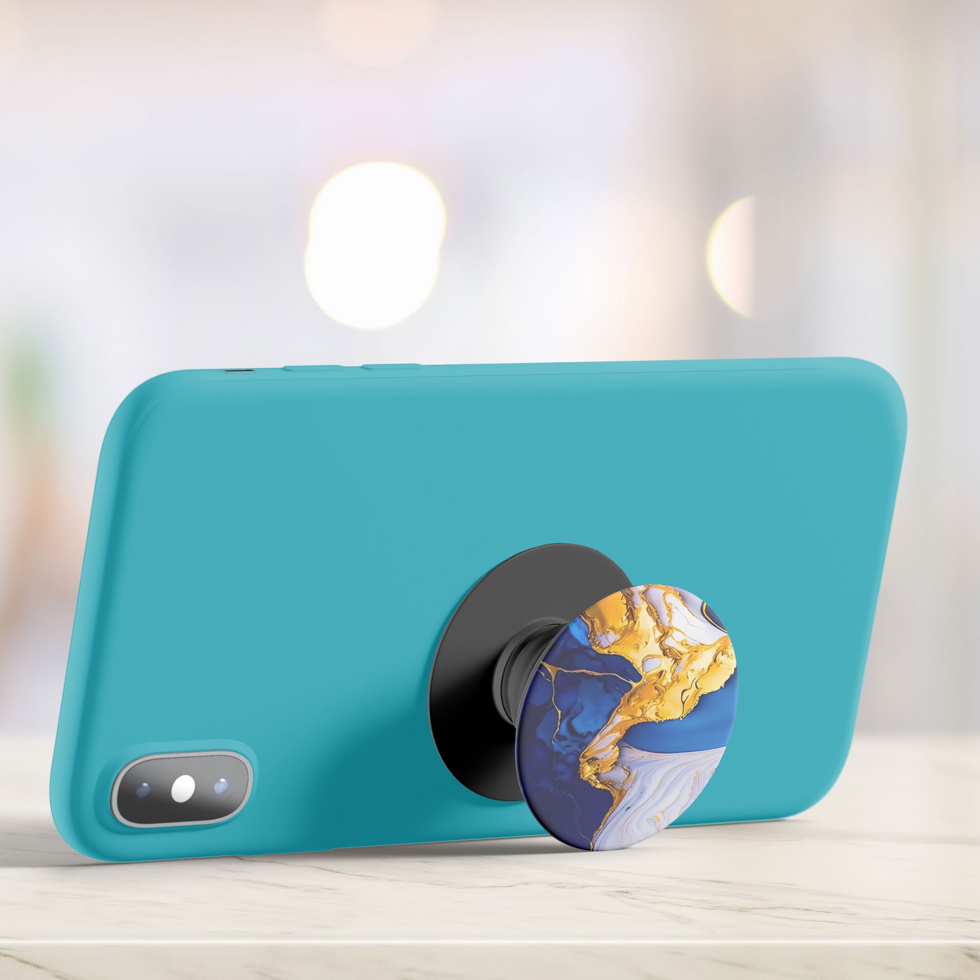 Sapphire Gold Flat Pop Holder