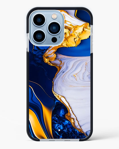 Sapphire Gold Marble Impact Drop Protection Case