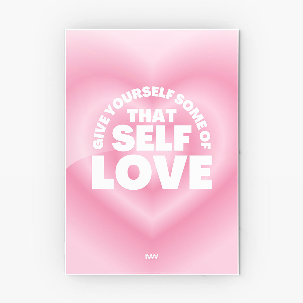 Self Love Affirmation metal poster