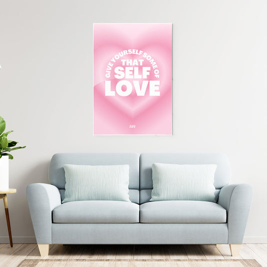 Self Love Affirmation Metal-Poster