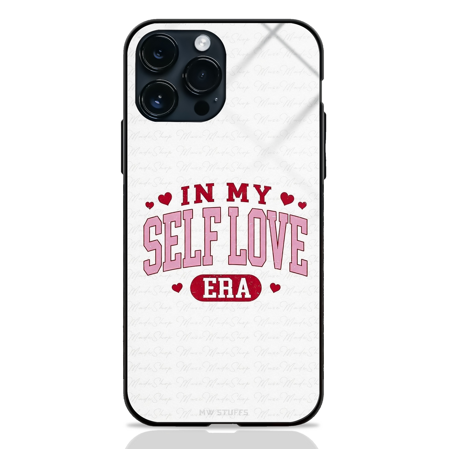 Self Love Era glass phone case