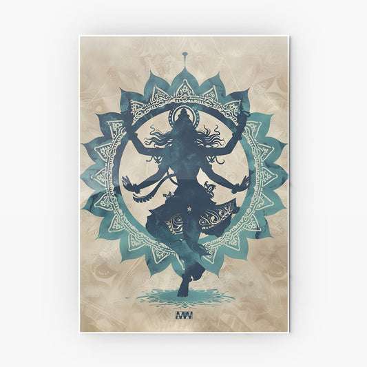 Shiva Tandava metal poster
