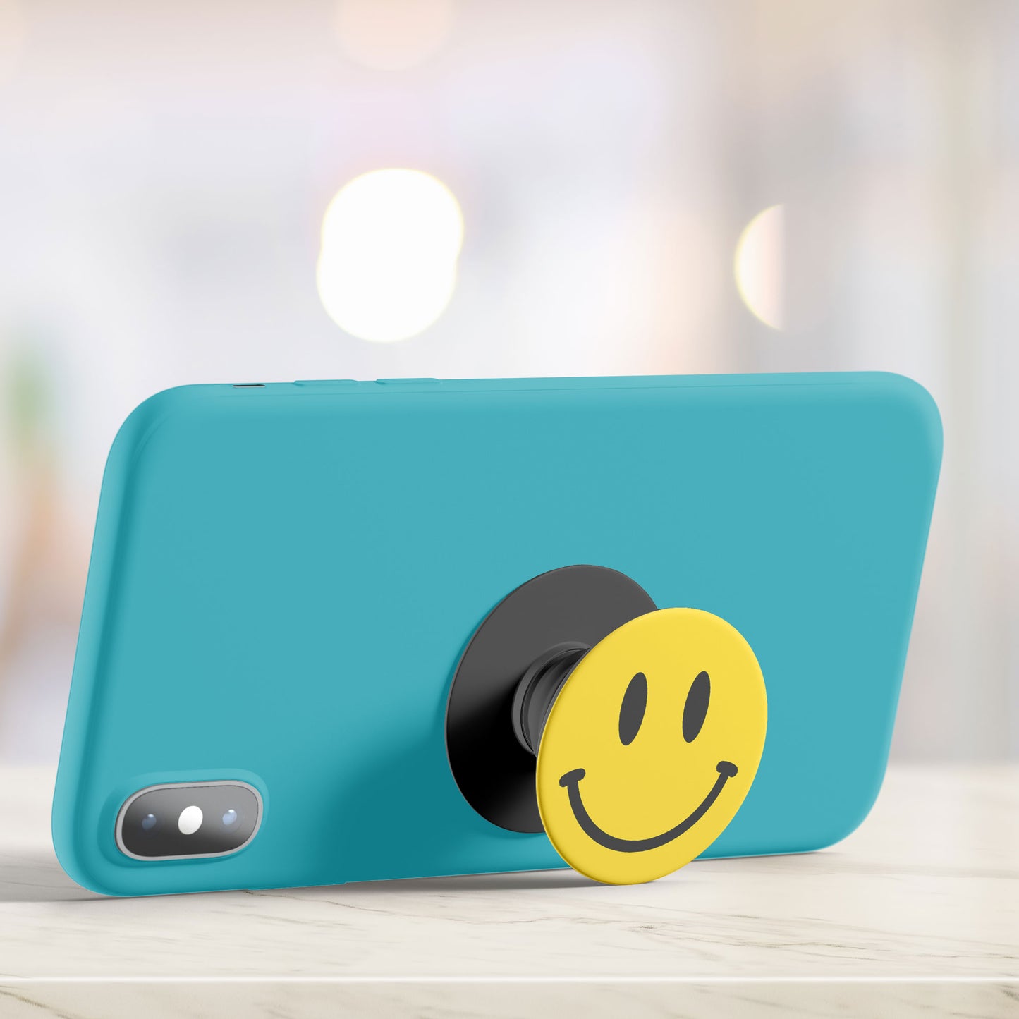 Simple Smiley Flat Pop Holder