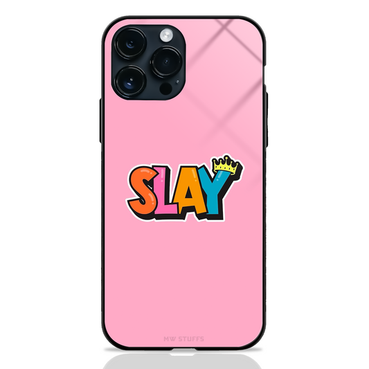 Slay Queen Glass Case