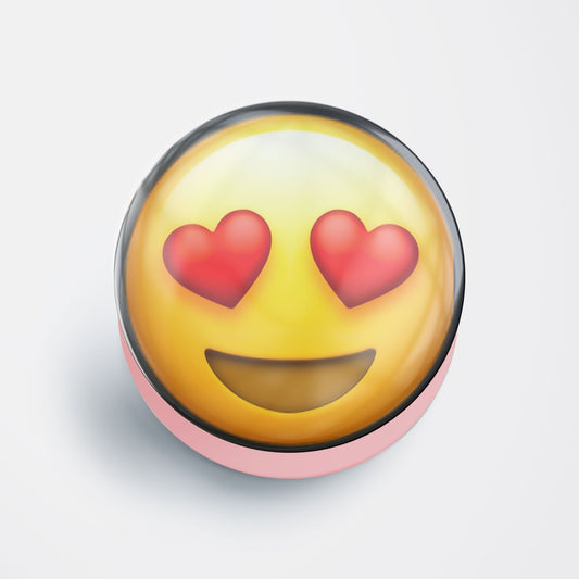 Smile Face with Hearty Eyes emoji Gloss Pop Holder