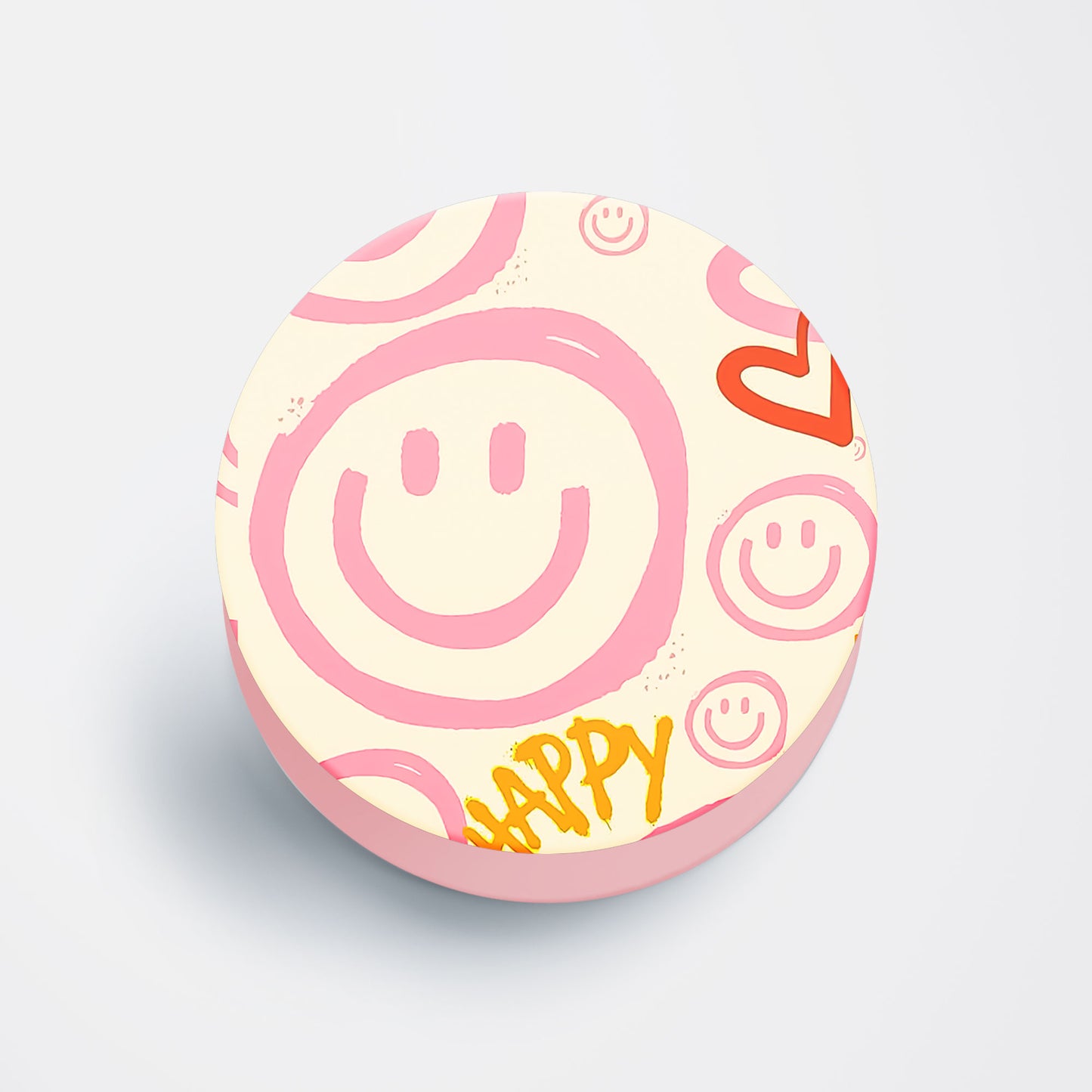 Smilies Pink Flat Pop Holder