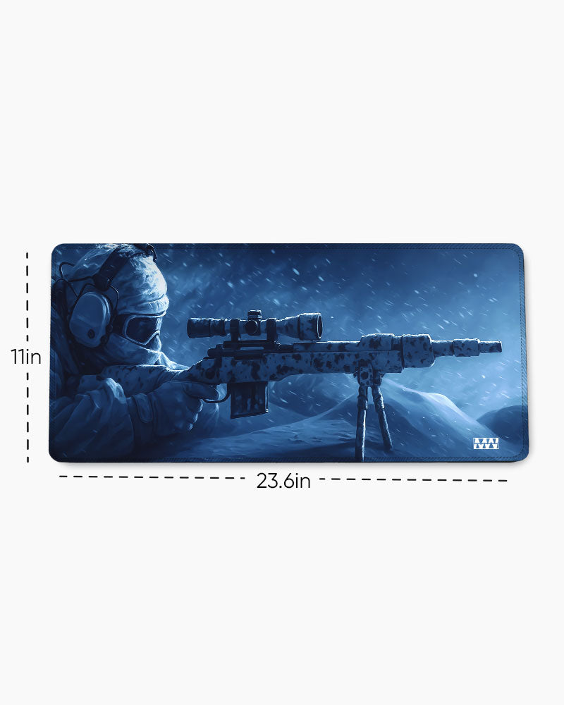 Snow Sniper Deskmat