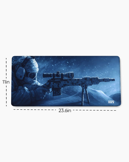 Snow Sniper Deskmat