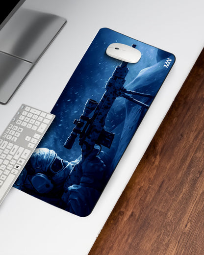 Snow Sniper Deskmat